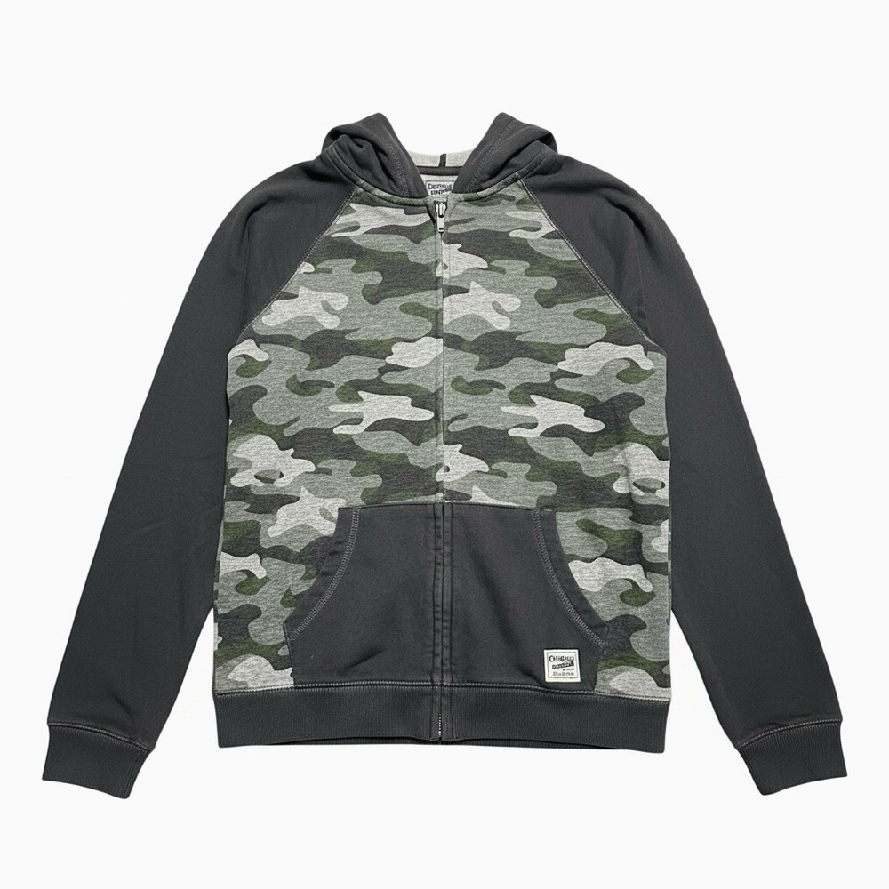 Camo Kids Hoodie Jacket